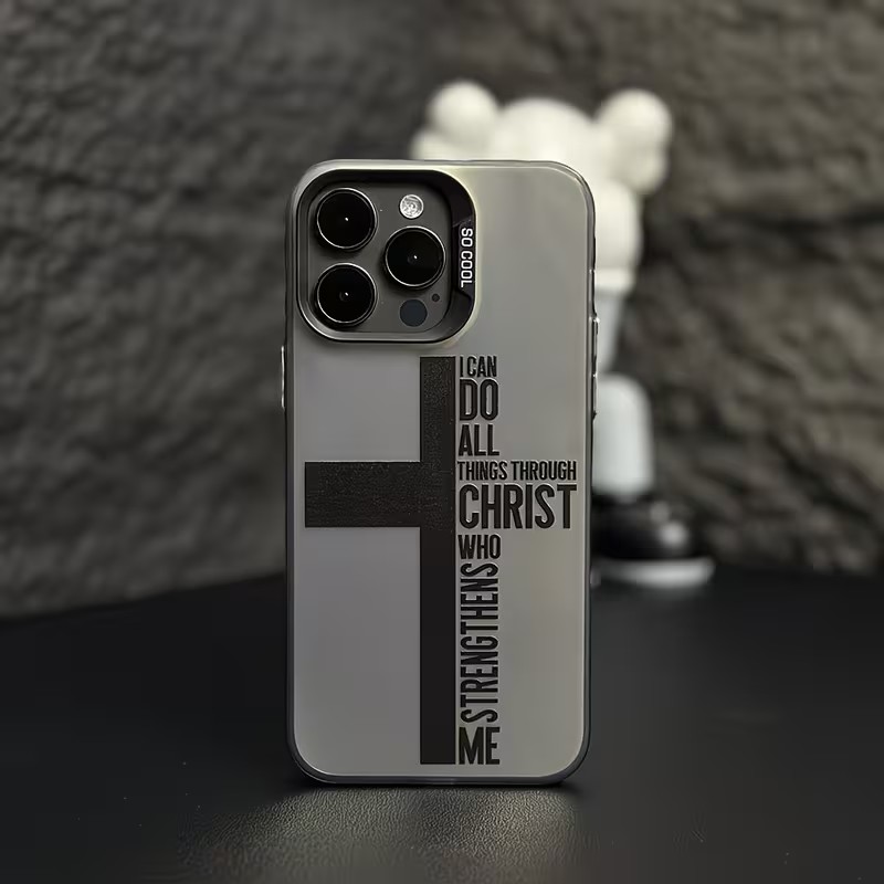 Phone Cases Xr Iphone - Funda Antihuellas con Diseño de Cruz