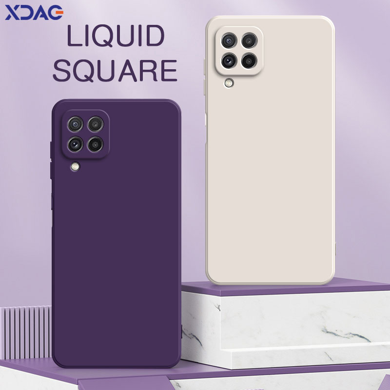 Phone Cases H&M - Funda trasera cuadrada de silicona líquida