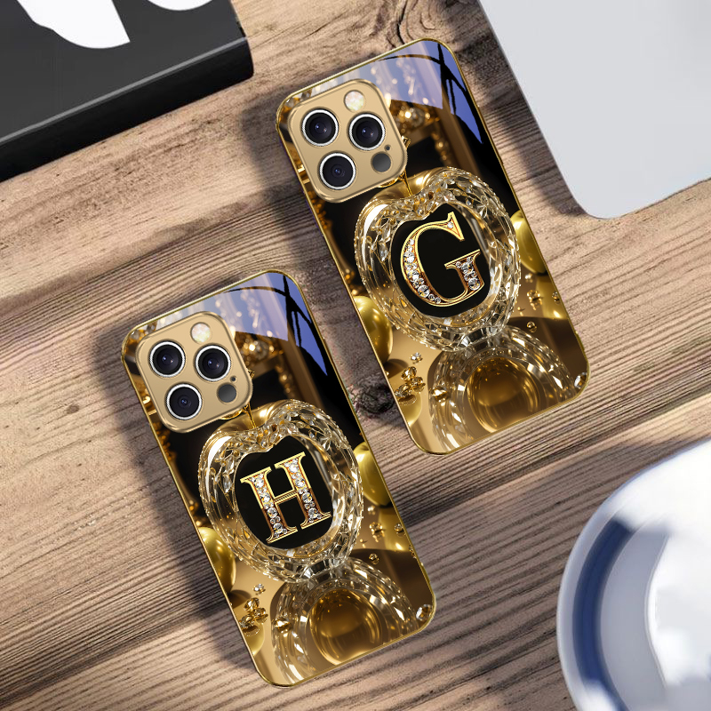 Letra dorada de alta gama 'F'  - Phone Cases Xr Iphone reseña y precio